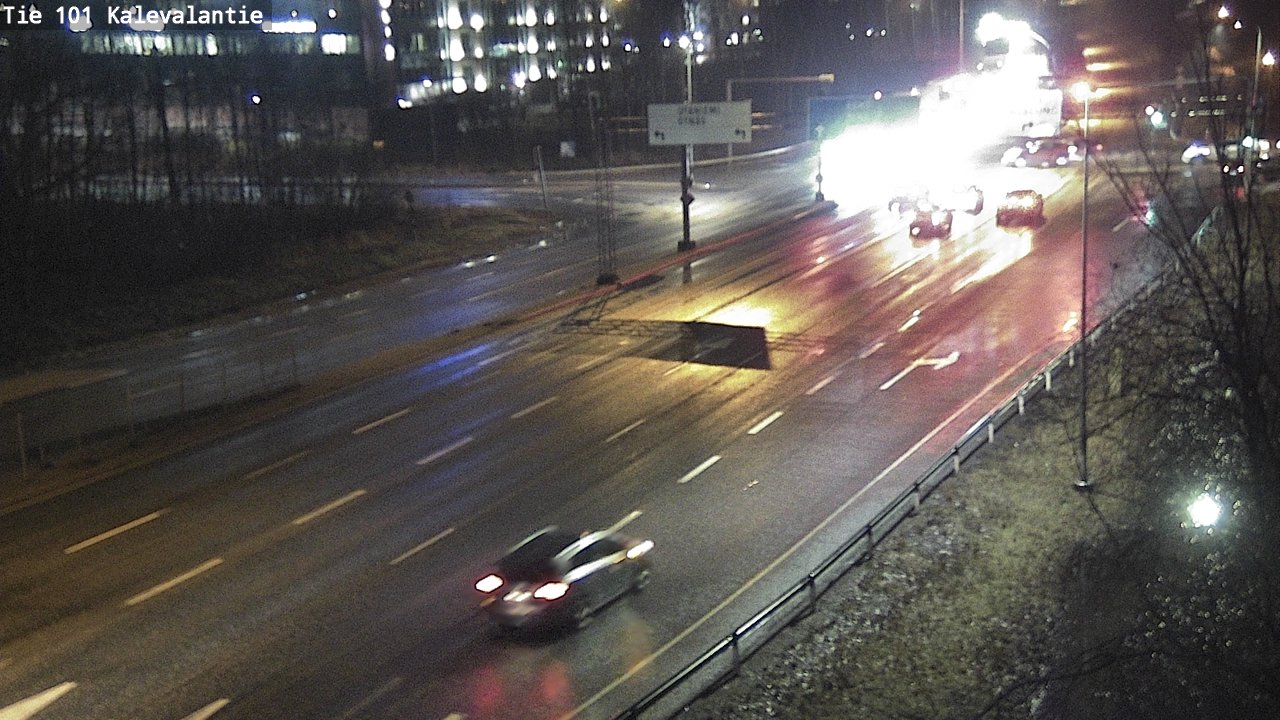 Weather Camera Image Väg 101 Kalevalantie, Espoo, Uusimaa