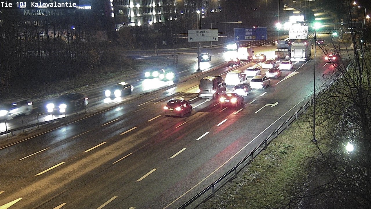 Kelikamerat Kuva Tie 101 Kalevalantie, Espoo, Uusimaa