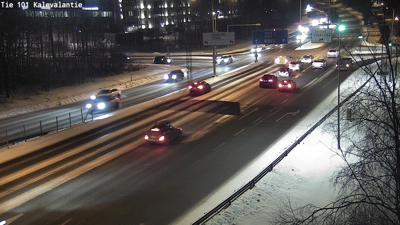 Kelikamerat Kuva Tie 101 Kalevalantie, Espoo, Uusimaa