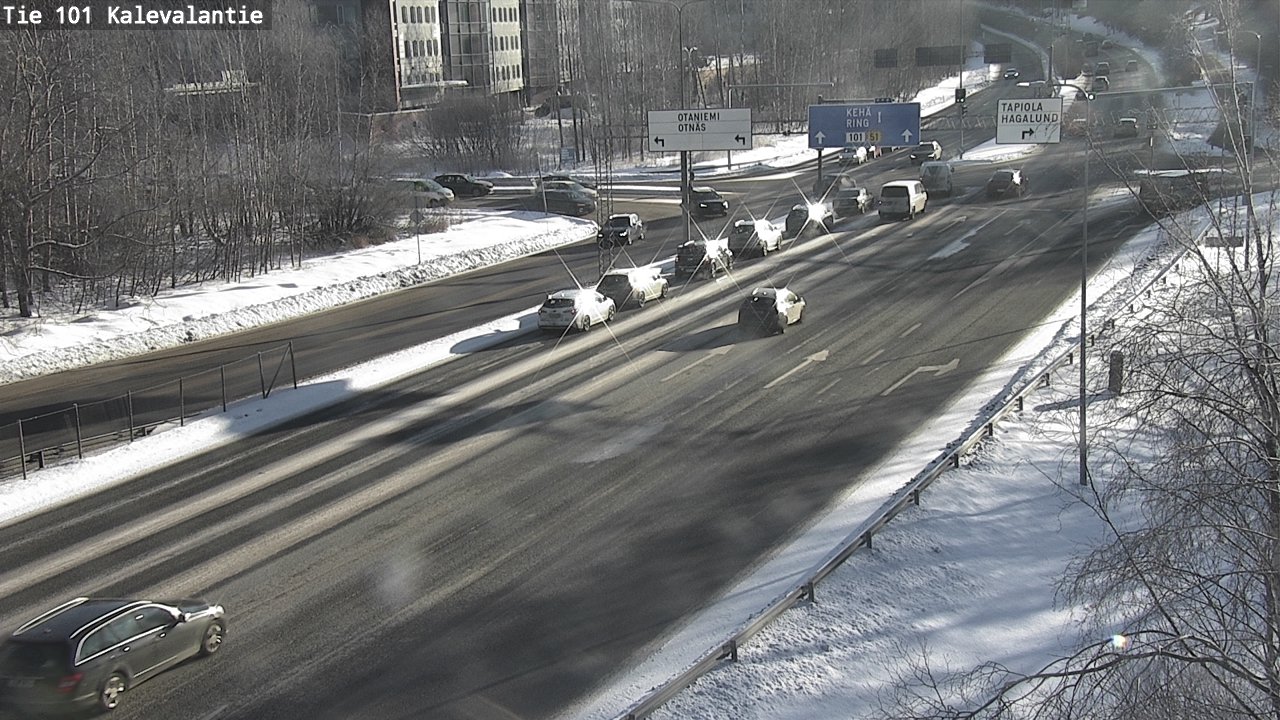 Kelikamerat Kuva Tie 101 Kalevalantie, Espoo, Uusimaa