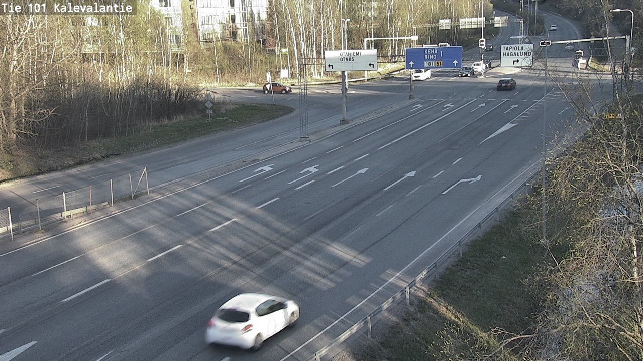 Kelikamerat Kuva Tie 101 Kalevalantie, Espoo, Uusimaa