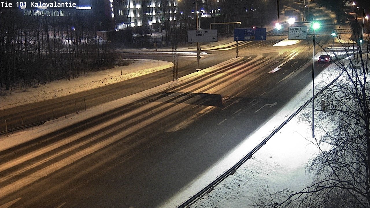 Kelikamerat Kuva Tie 101 Kalevalantie, Espoo, Uusimaa