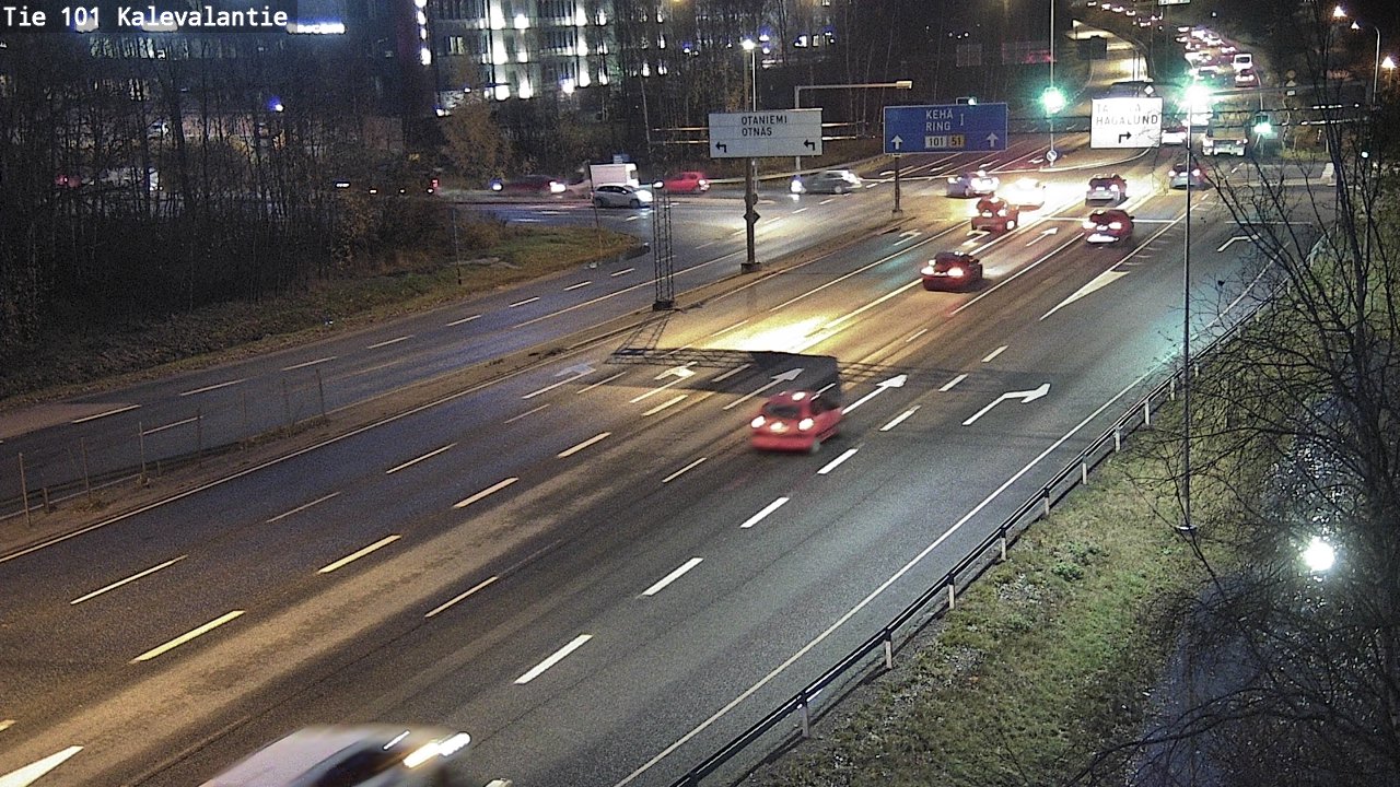 Kelikamerat Kuva Tie 101 Kalevalantie, Espoo, Uusimaa