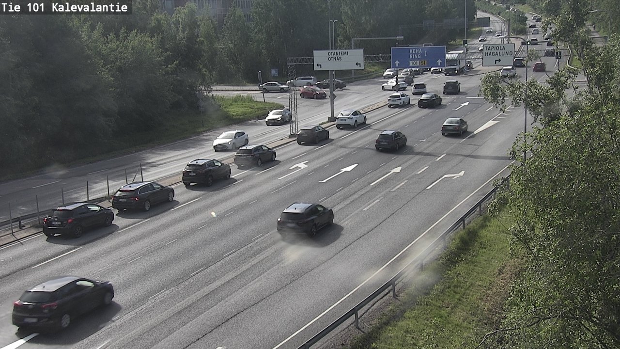 Kelikamerat Kuva Tie 101 Kalevalantie, Espoo, Uusimaa