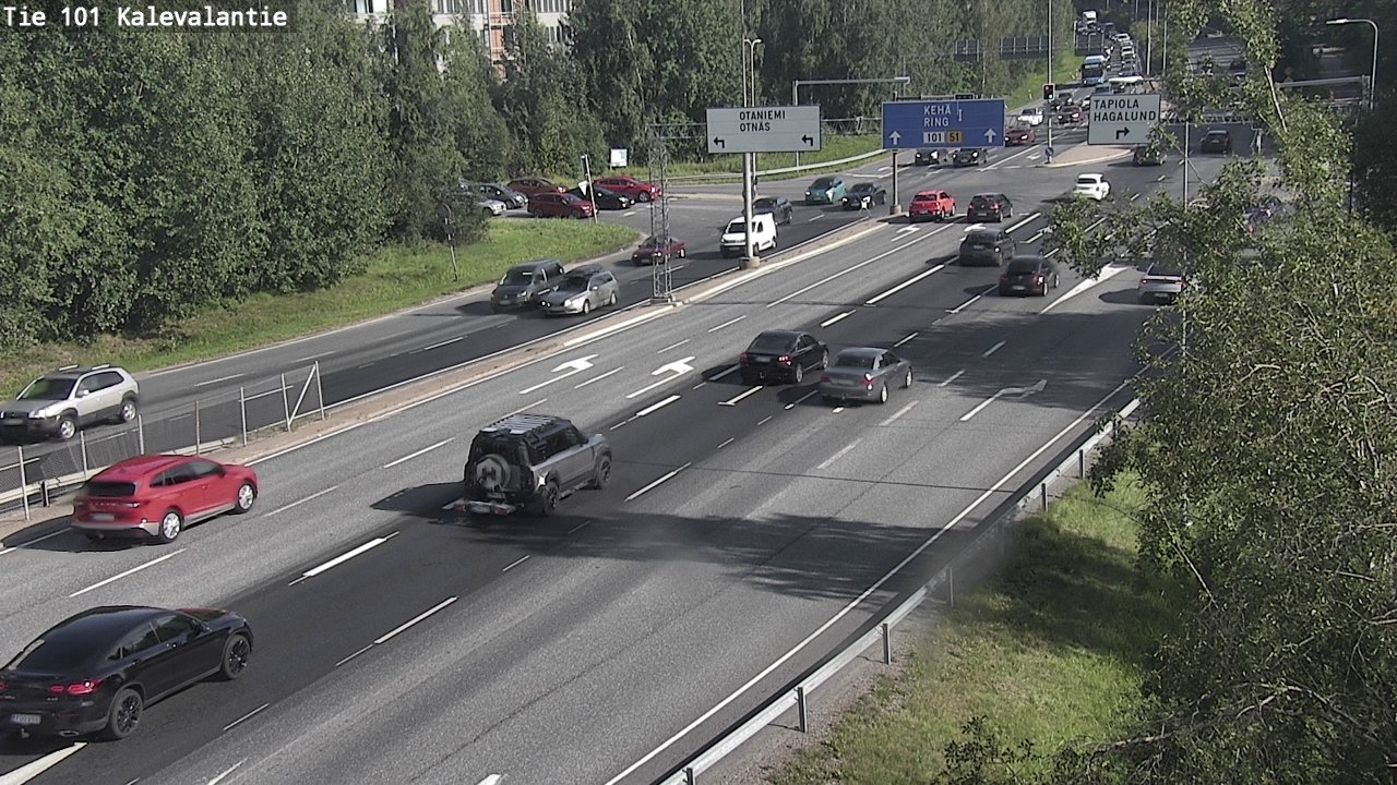 Kelikamerat Kuva Tie 101 Kalevalantie, Espoo, Uusimaa