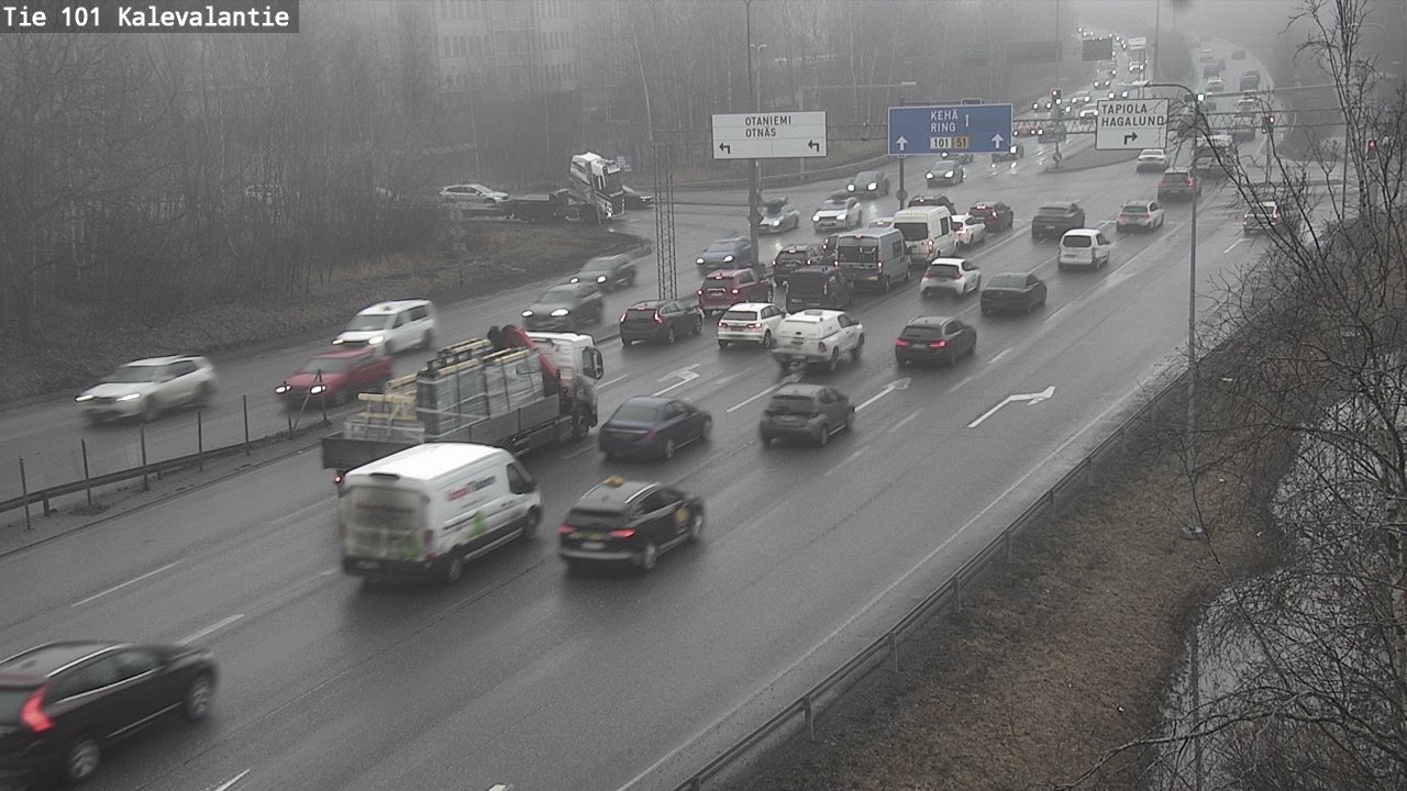 Kelikamerat Kuva Tie 101 Kalevalantie, Espoo, Uusimaa