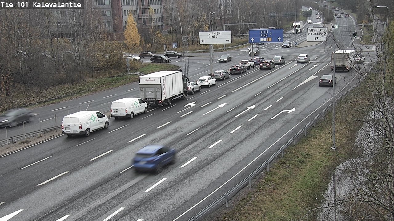 Kelikamerat Kuva Tie 101 Kalevalantie, Espoo, Uusimaa