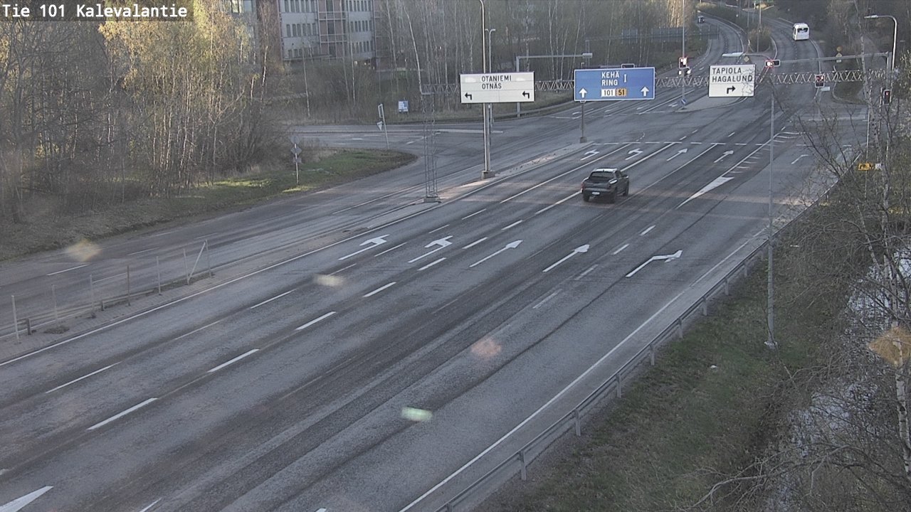 Kelikamerat Kuva Tie 101 Kalevalantie, Espoo, Uusimaa