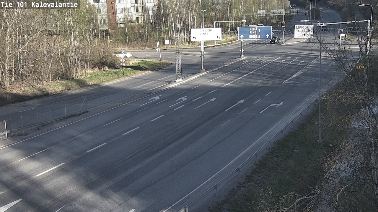 Kelikamerat Kuva Tie 101 Kalevalantie, Espoo, Uusimaa