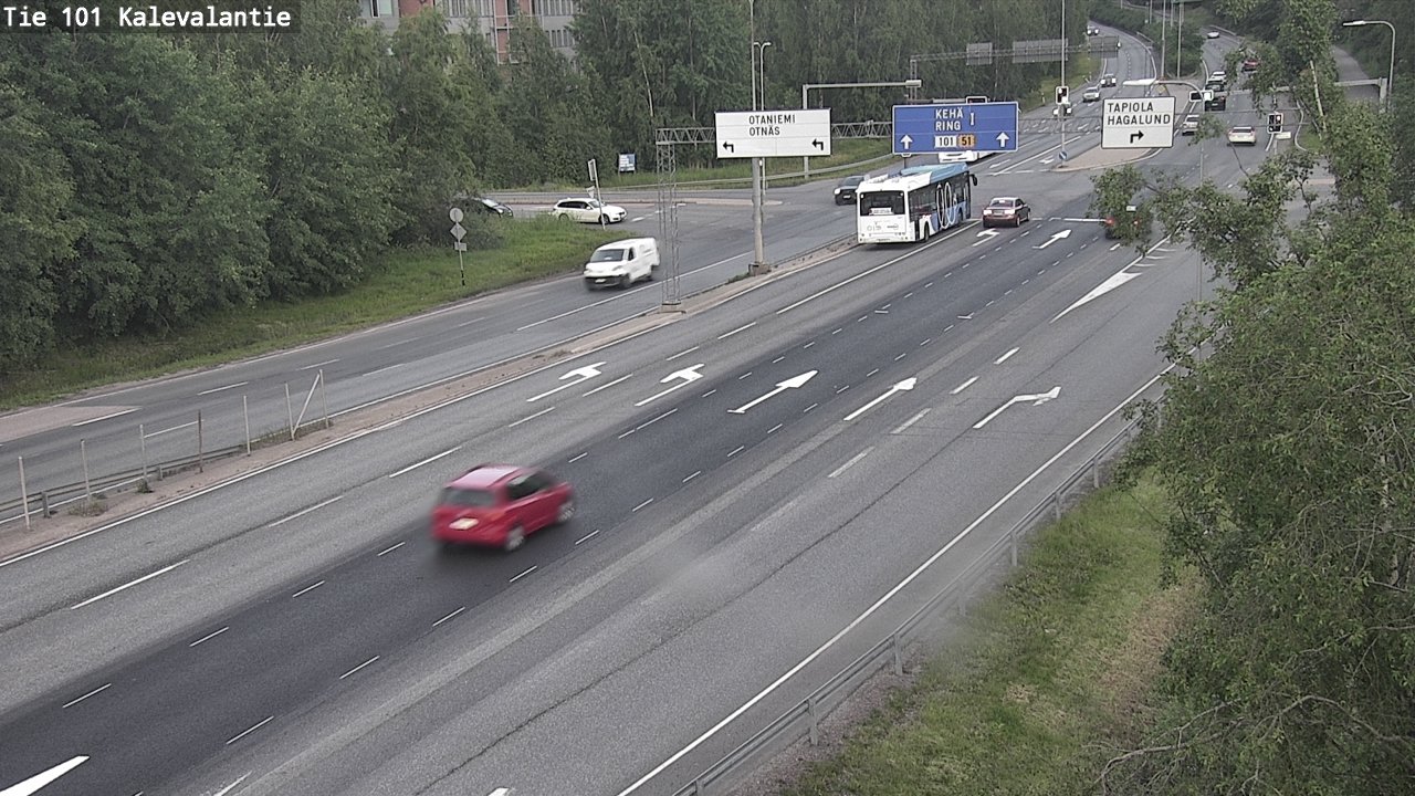 Kelikamerat Kuva Tie 101 Kalevalantie, Espoo, Uusimaa