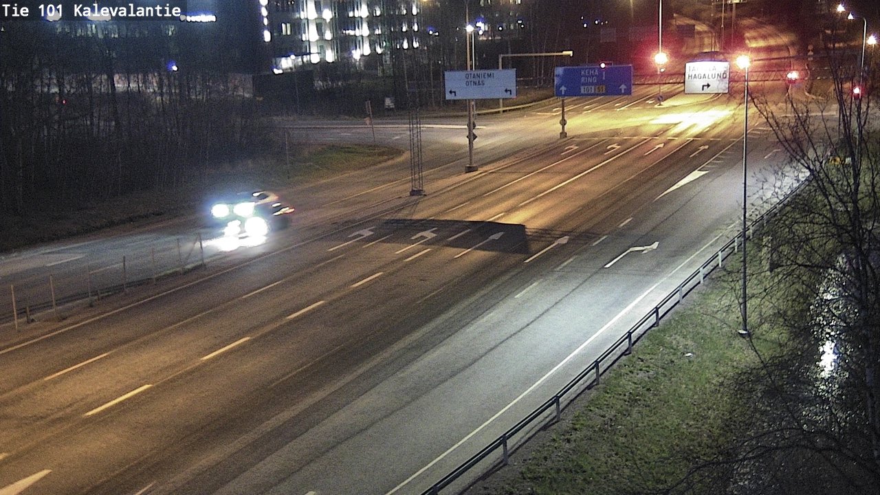 Kelikamerat Kuva Tie 101 Kalevalantie, Espoo, Uusimaa