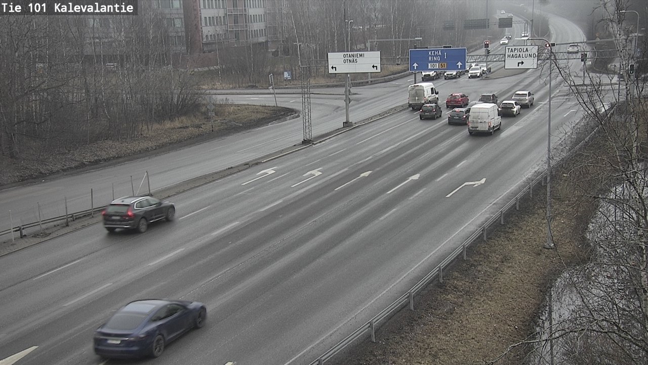 Kelikamerat Kuva Tie 101 Kalevalantie, Espoo, Uusimaa