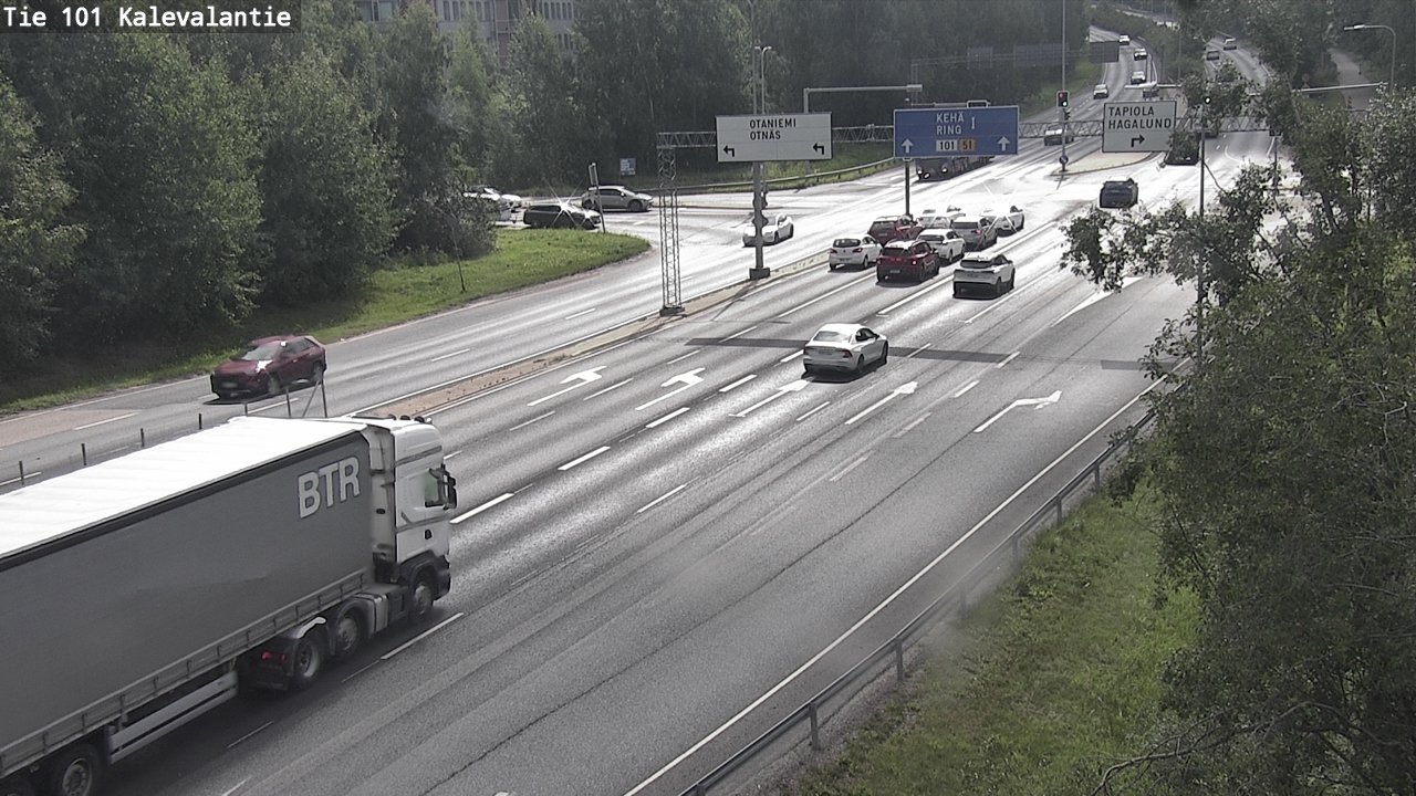 Kelikamerat Kuva Tie 101 Kalevalantie, Espoo, Uusimaa