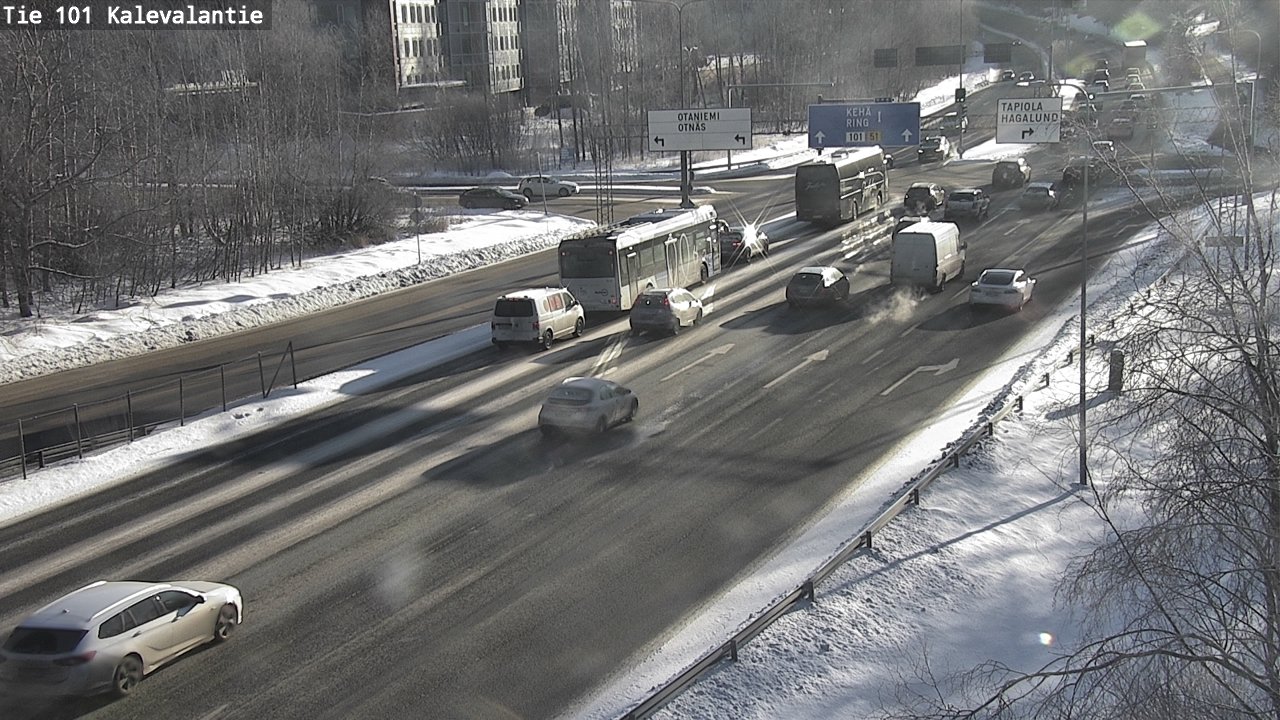 Kelikamerat Kuva Tie 101 Kalevalantie, Espoo, Uusimaa