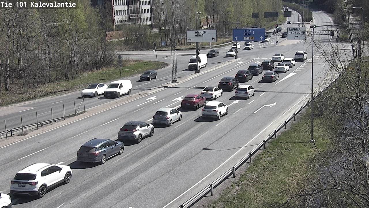 Kelikamerat Kuva Tie 101 Kalevalantie, Espoo, Uusimaa