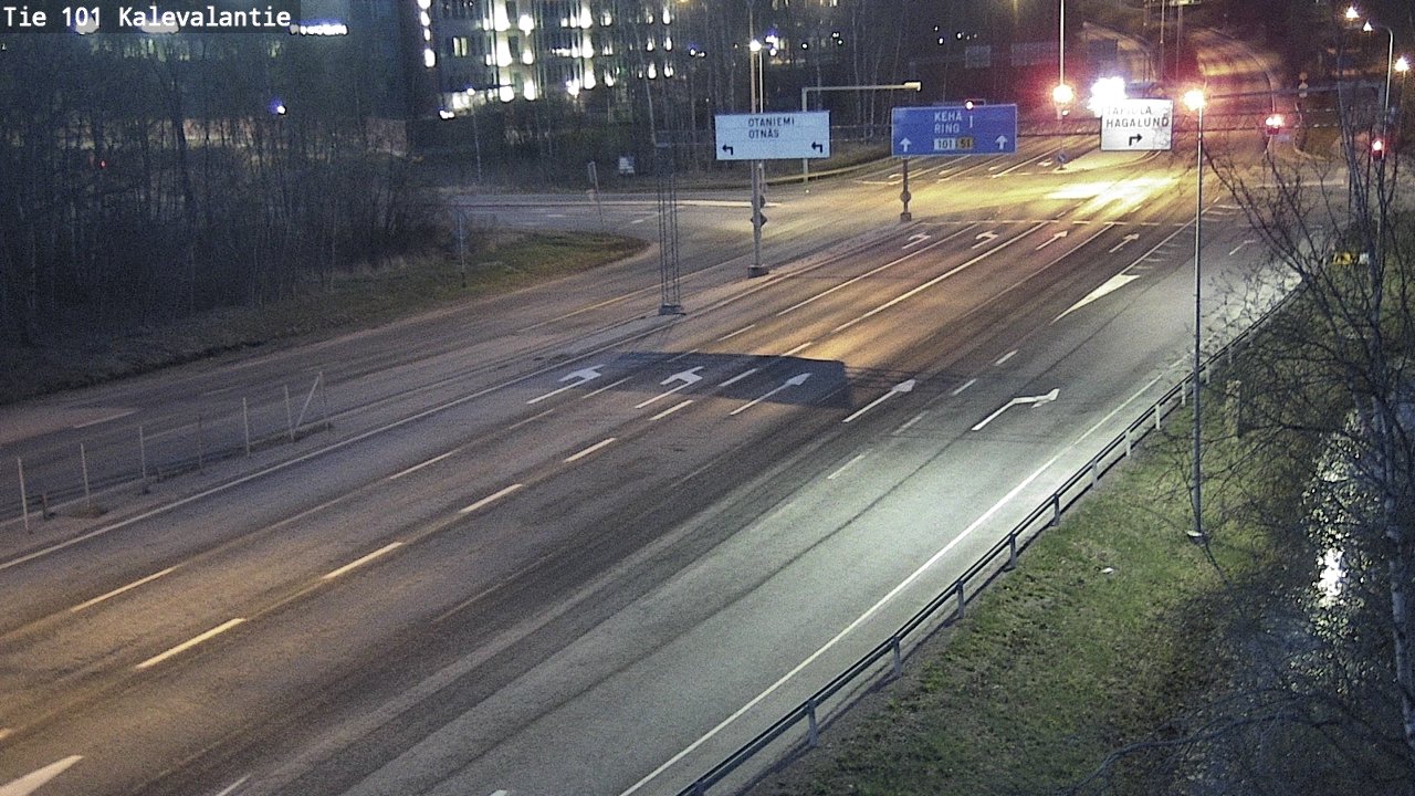 Kelikamerat Kuva Tie 101 Kalevalantie, Espoo, Uusimaa