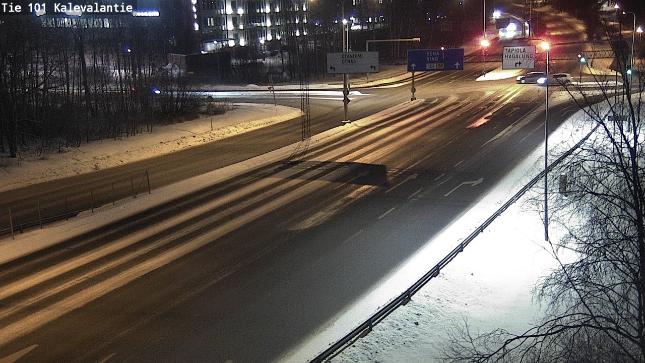 Kelikamerat Kuva Tie 101 Kalevalantie, Espoo, Uusimaa