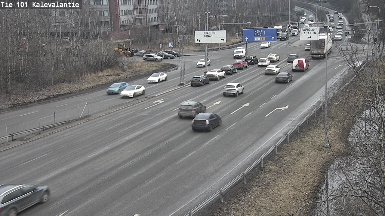 Kelikamerat Kuva Tie 101 Kalevalantie, Espoo, Uusimaa