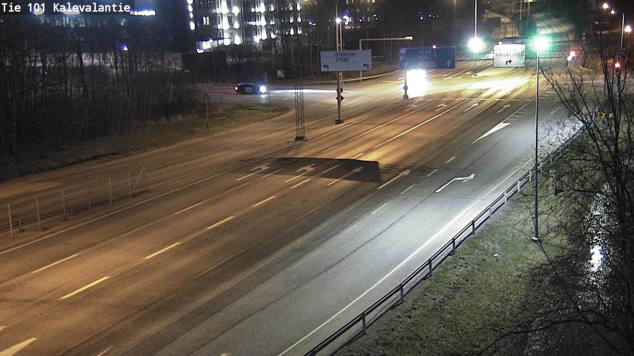 Kelikamerat Kuva Tie 101 Kalevalantie, Espoo, Uusimaa
