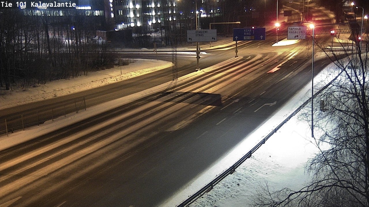 Kelikamerat Kuva Tie 101 Kalevalantie, Espoo, Uusimaa