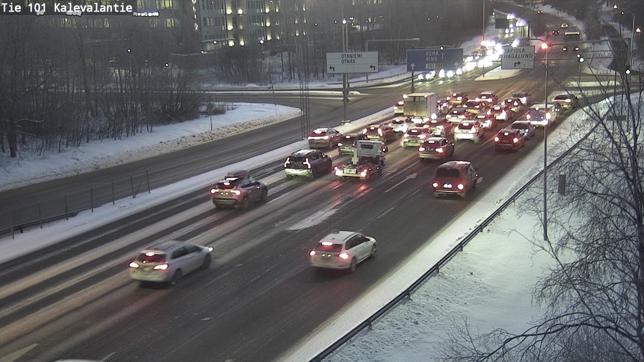 Kelikamerat Kuva Tie 101 Kalevalantie, Espoo, Uusimaa