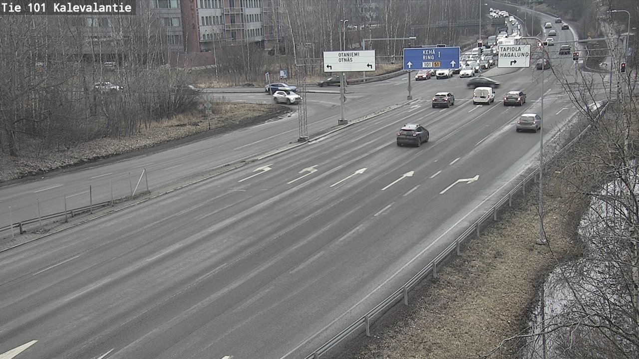 Kelikamerat Kuva Tie 101 Kalevalantie, Espoo, Uusimaa