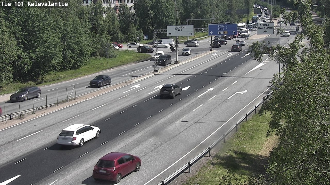 Kelikamerat Kuva Tie 101 Kalevalantie, Espoo, Uusimaa