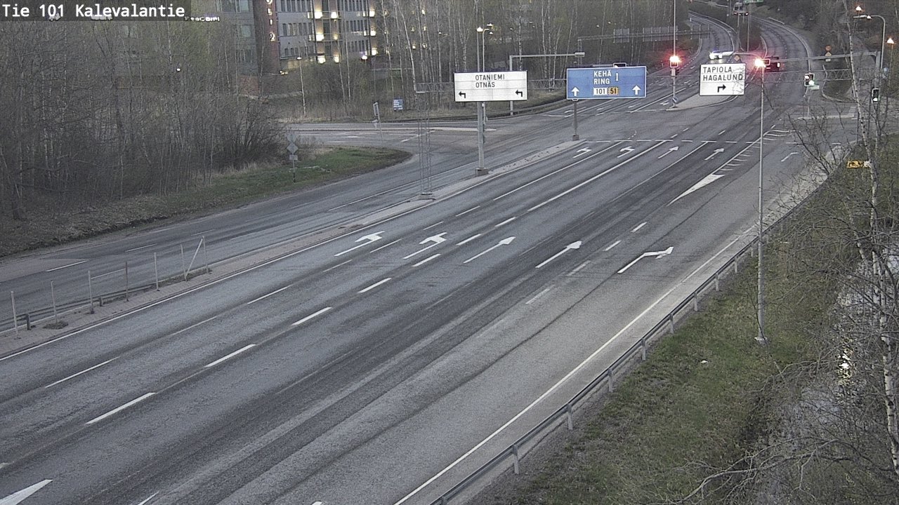 Kelikamerat Kuva Tie 101 Kalevalantie, Espoo, Uusimaa