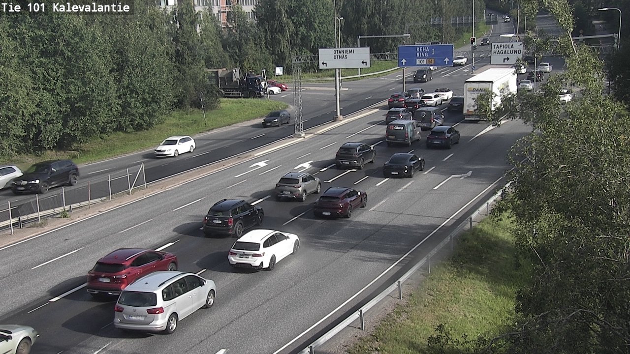 Kelikamerat Kuva Tie 101 Kalevalantie, Espoo, Uusimaa