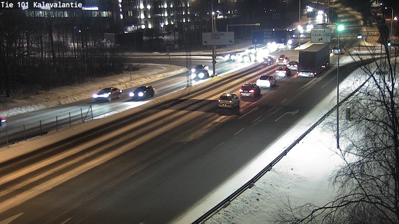 Kelikamerat Kuva Tie 101 Kalevalantie, Espoo, Uusimaa