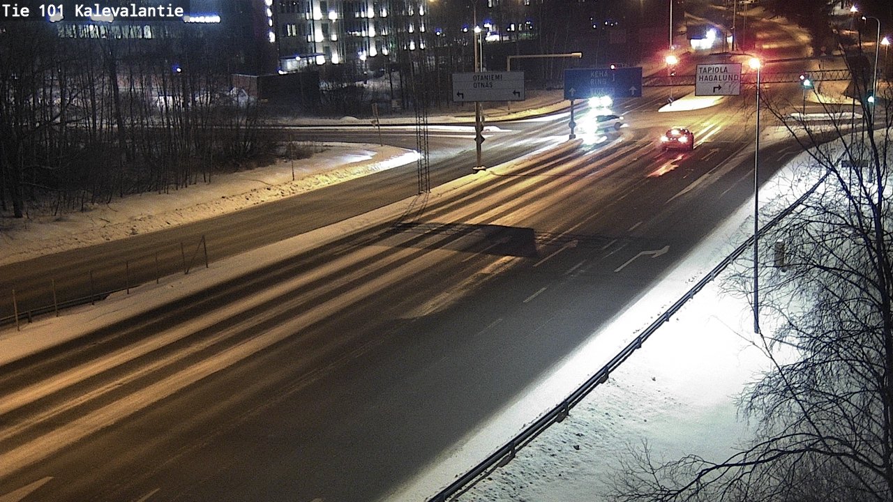 Kelikamerat Kuva Tie 101 Kalevalantie, Espoo, Uusimaa