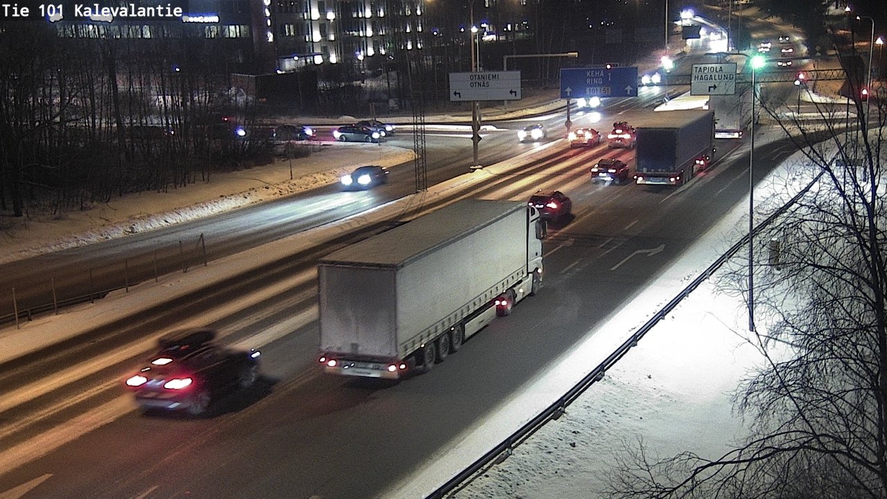 Kelikamerat Kuva Tie 101 Kalevalantie, Espoo, Uusimaa