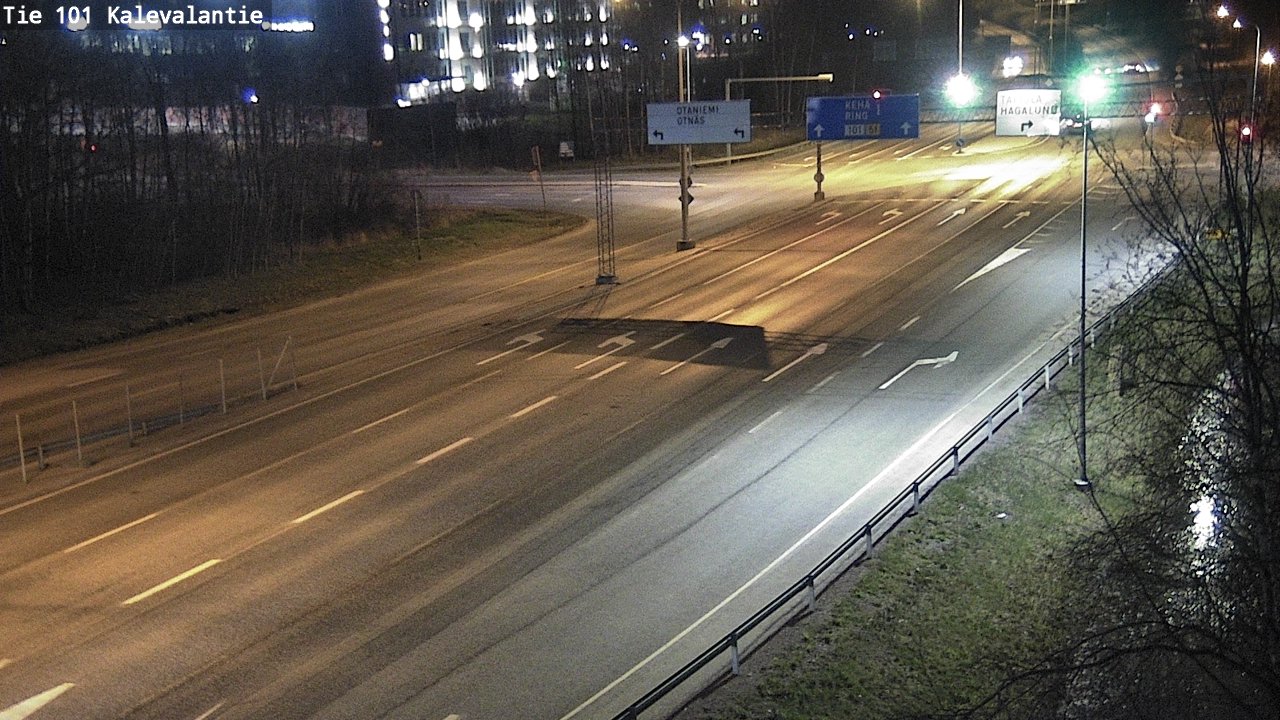 Kelikamerat Kuva Tie 101 Kalevalantie, Espoo, Uusimaa