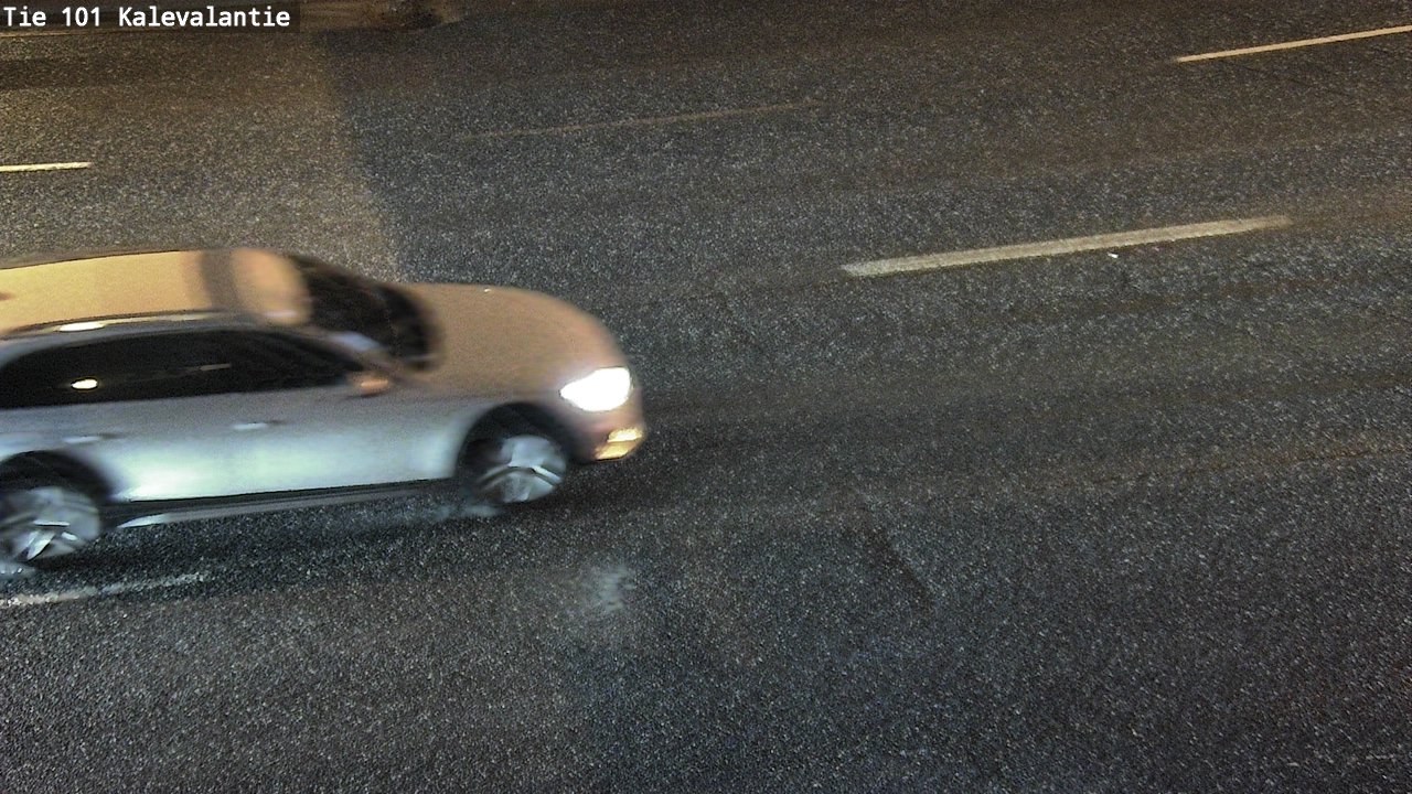 Weather Camera Image Väg 101 Kalevalantie, Espoo, Uusimaa