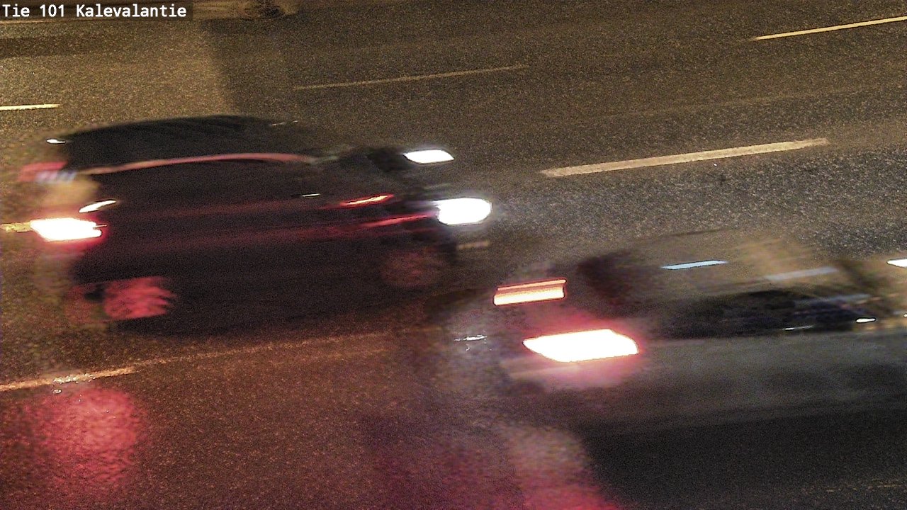 Weather Camera Image Väg 101 Kalevalantie, Espoo, Uusimaa