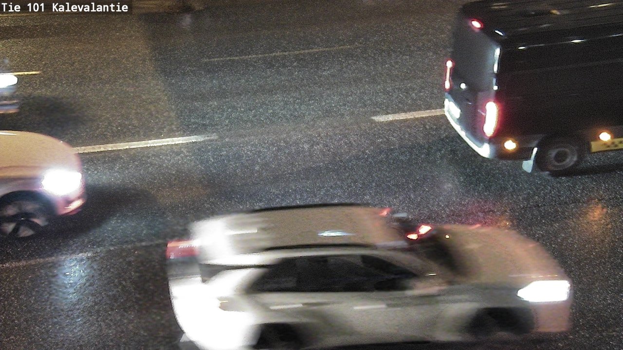 Weather Camera Image Väg 101 Kalevalantie, Espoo, Uusimaa