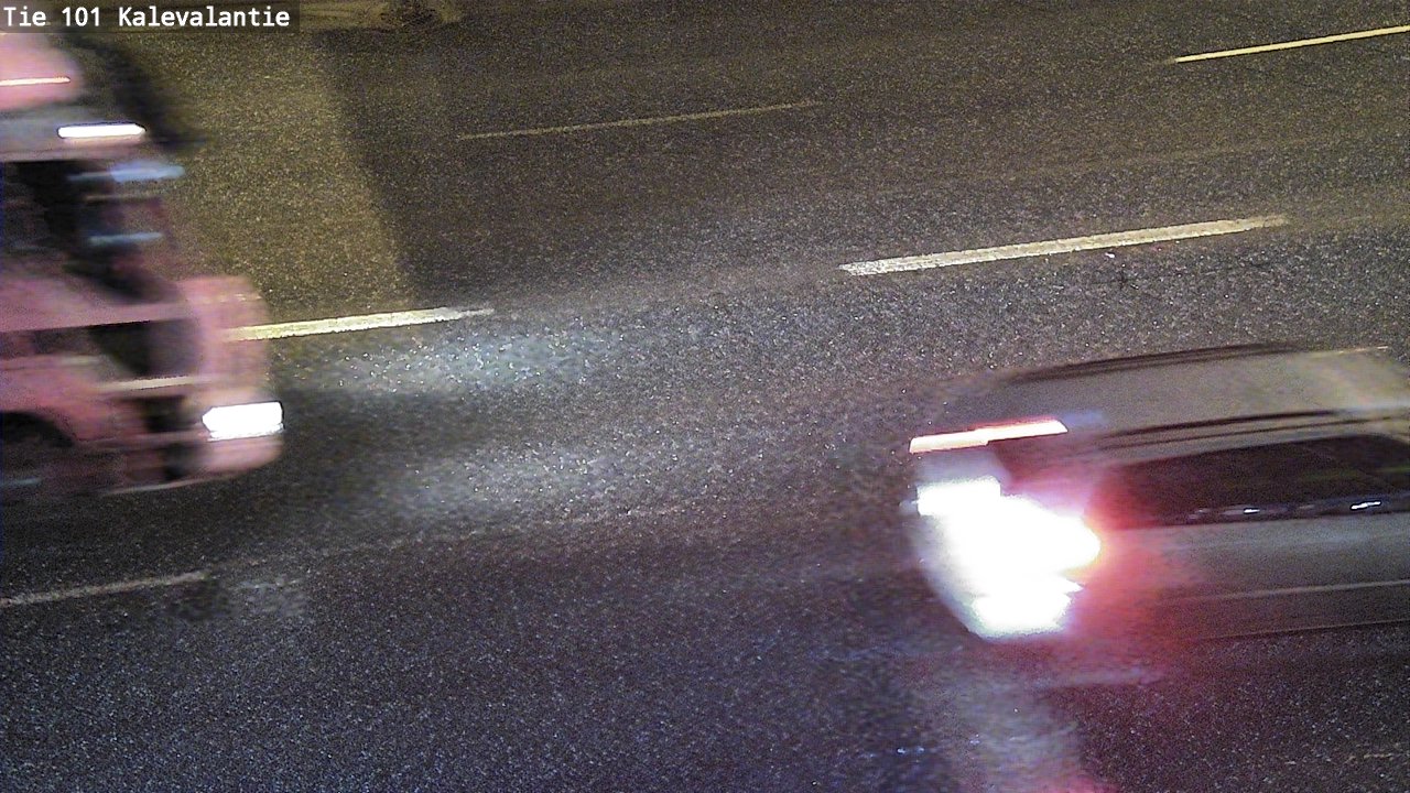 Weather Camera Image Väg 101 Kalevalantie, Espoo, Uusimaa