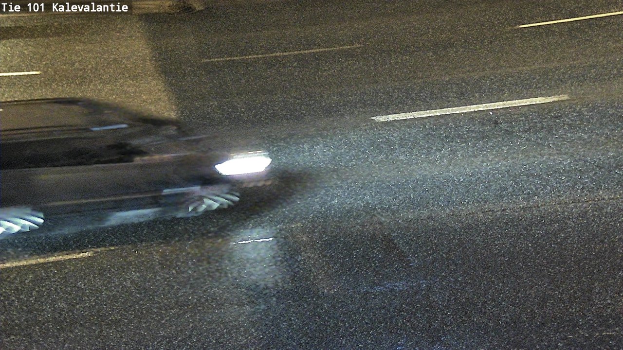 Weather Camera Image Väg 101 Kalevalantie, Espoo, Uusimaa