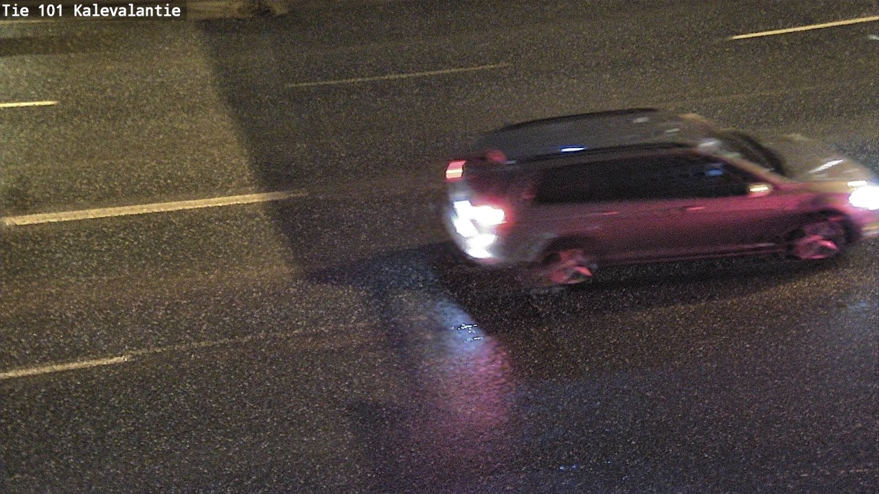 Weather Camera Image Väg 101 Kalevalantie, Espoo, Uusimaa