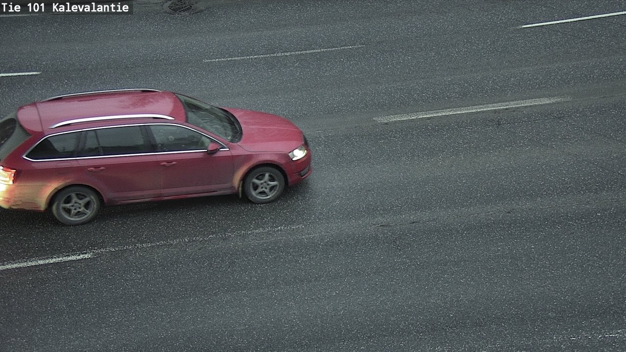Weather Camera Image Väg 101 Kalevalantie, Espoo, Uusimaa