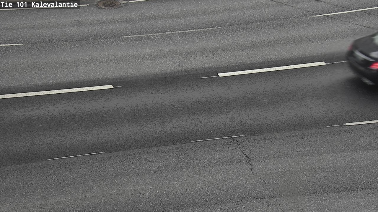 Weather Camera Image Väg 101 Kalevalantie, Espoo, Uusimaa