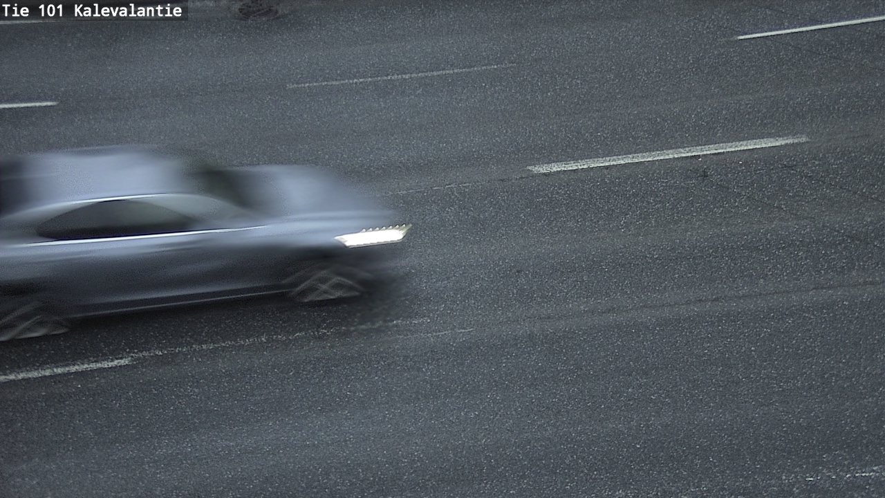 Weather Camera Image Väg 101 Kalevalantie, Espoo, Uusimaa
