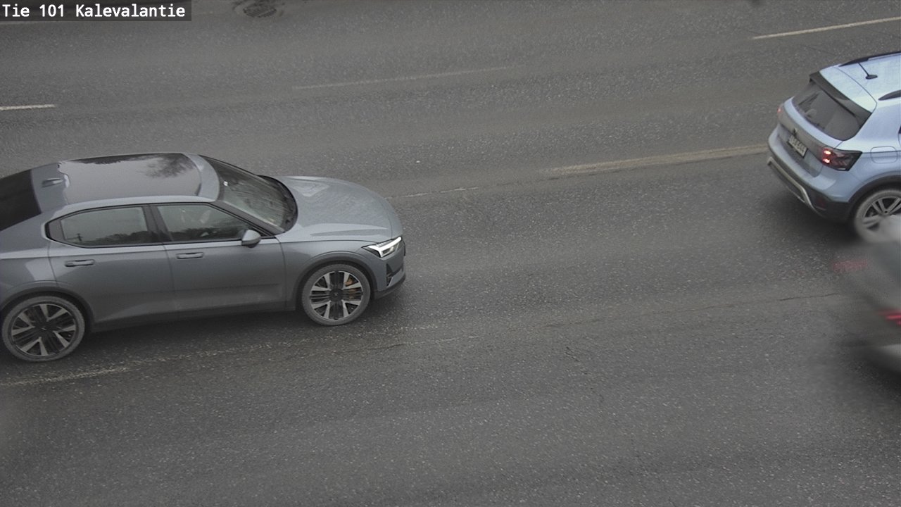 Weather Camera Image Road 101 Kalevalantie, Espoo, Uusimaa