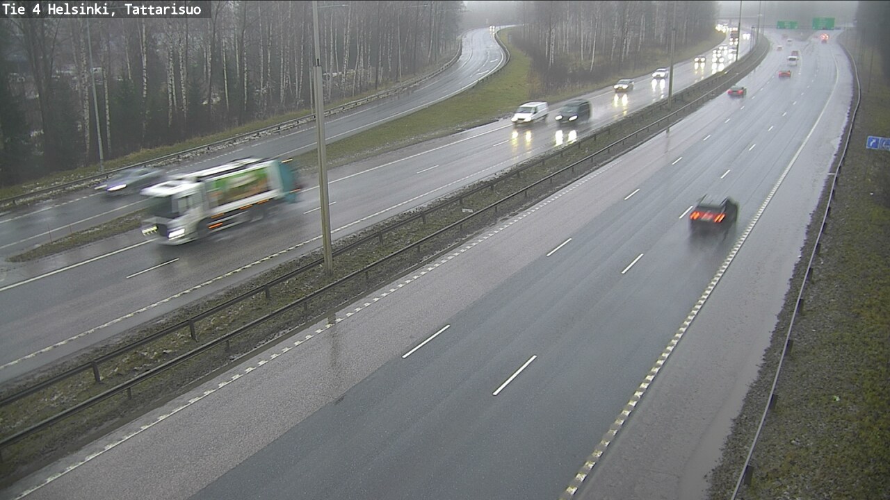 Weather Camera Image Väg 4 Helsingfors, Tattarmossen, Helsinki, Uusimaa