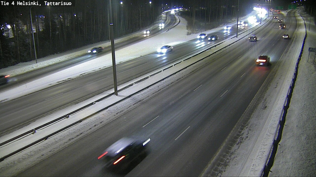 Weather Camera Image Väg 4 Helsingfors, Tattarmossen, Helsinki, Uusimaa