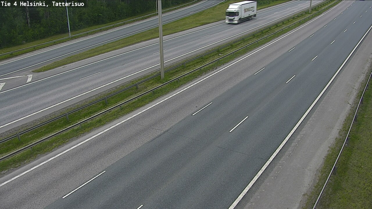 Weather Camera Image Road 4 Helsinki, Tattarisuo, Helsinki, Uusimaa