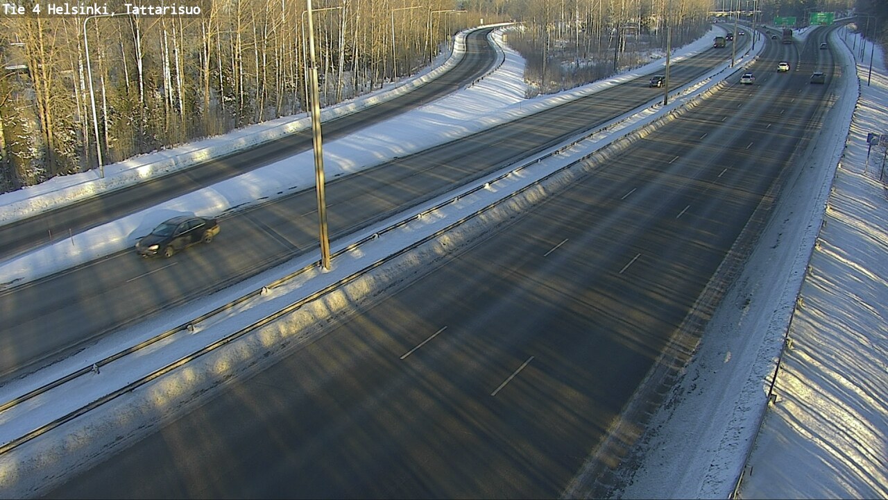 Weather Camera Image Road 4 Helsinki, Tattarisuo, Helsinki, Uusimaa