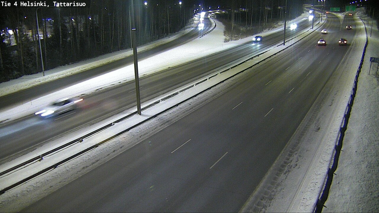 Weather Camera Image Road 4 Helsinki, Tattarisuo, Helsinki, Uusimaa