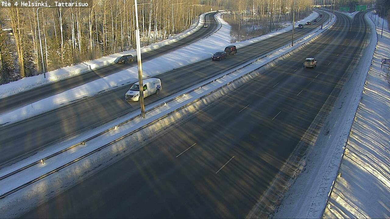 Weather Camera Image Väg 4 Helsingfors, Tattarmossen, Helsinki, Uusimaa