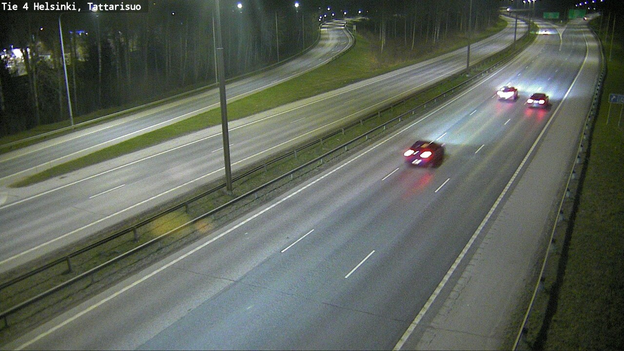 Weather Camera Image Road 4 Helsinki, Tattarisuo, Helsinki, Uusimaa